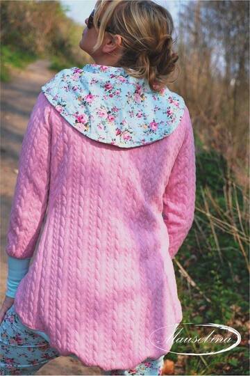 Schnittmuster Damenjacke, Strickjacke nähen, Nähanleitung