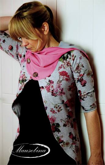 Schnittmuster Damenjacke, Strickjacke nähen, Nähanleitung