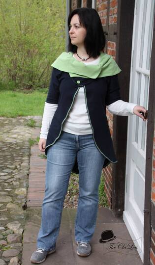 Schnittmuster Damenjacke, Strickjacke nähen, Nähanleitung