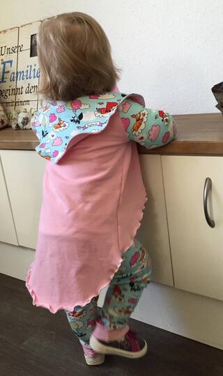 Schnittmuster Kinder Strickjacke, Jacke für Kinder, Nähanleitung