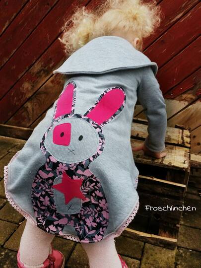 Schnittmuster Kinder Strickjacke, Jacke für Kinder, Nähanleitung
