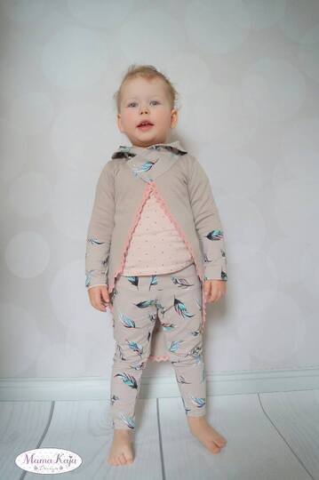 Schnittmuster Kinder Strickjacke, Jacke für Kinder, Nöhanleitung