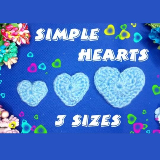 Valentines Plush Pocket Hug, Granny Square Envelope + 3 Heart Sizes