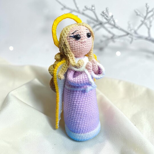 Christmas Guardian Angel Toy Crochet Pattern, Christmas in July, Amigurumi