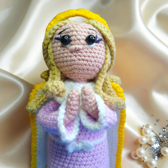 Christmas Guardian Angel Toy Crochet Pattern, Christmas in July, Amigurumi