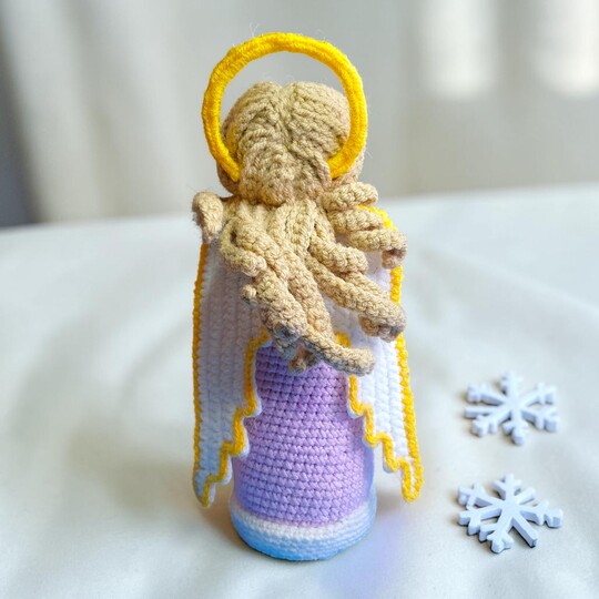 Christmas Guardian Angel Toy Crochet Pattern, Christmas in July, Amigurumi