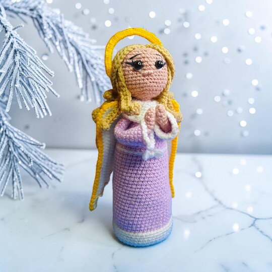 Christmas Guardian Angel Toy Crochet Pattern, Christmas in July, Amigurumi
