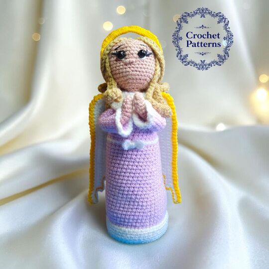 Christmas Guardian Angel Toy Crochet Pattern, Christmas in July, Amigurumi