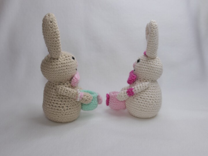 Häschen Valentina - Häkelanleitung für den Valentinstag und die Osterzeit