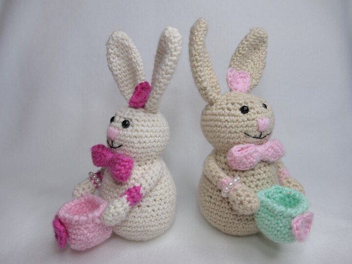 Häschen Valentina - Häkelanleitung für den Valentinstag und die Osterzeit