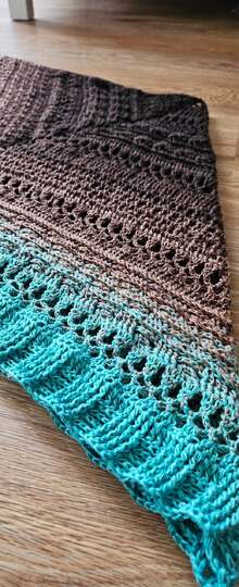 Crochet Pattern Pentagonal Scarf