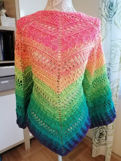 Crochet Pattern Pentagonal Scarf