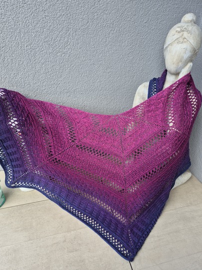 Crochet Pattern Pentagonal Scarf „Koria“