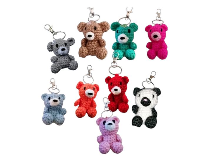 Crochet Pattern Mini Teddy Bear Keychain | 6-7 cm (2.5") | Amigurumi PDF |