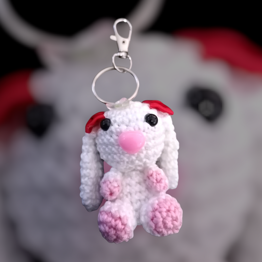 Crochet Pattern Bunny Keychain