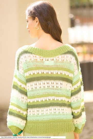 Pullover im Mustermix