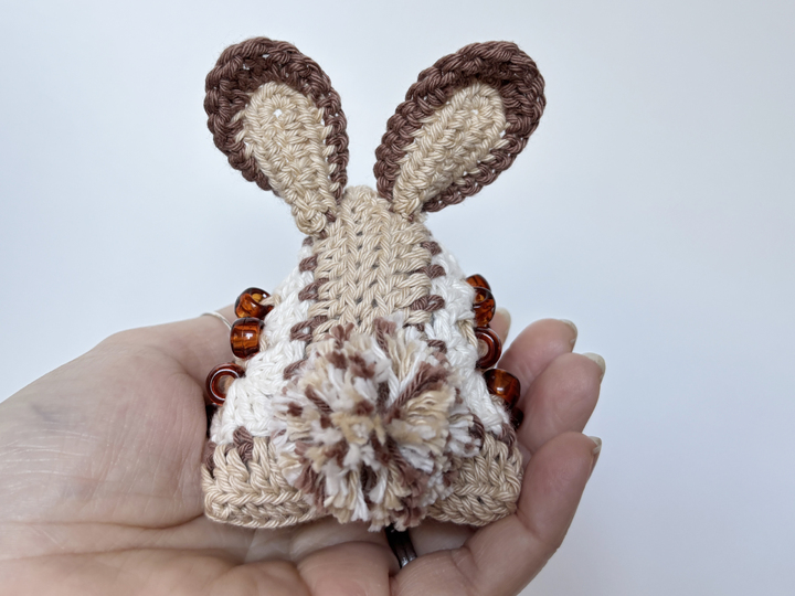 Beaded Crochet Pattern Easter Bunny Amigurumi, Easter Decor, Fidget Toy