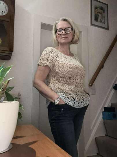 Tunika/Shirt/Kleid Willow, gerade oder schräg, Häkelanleitung