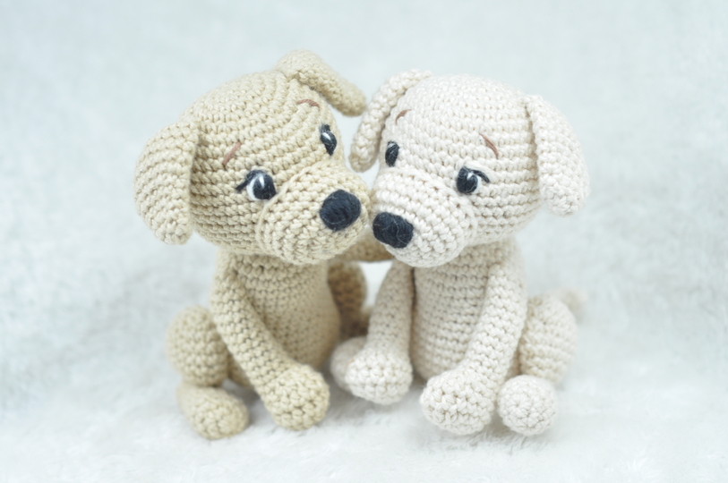 Crochet Pattern - Cute Dog with Bandana