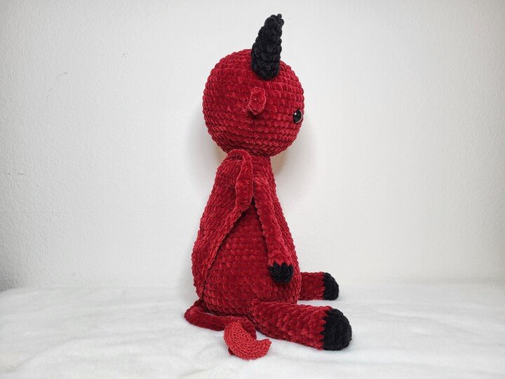 Häkelanleitung Teufelchen kuscheliges Valentinstag-Amigurumi