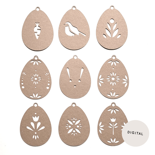 Osterdeko „Ei Ei Ei“ – Dateipaket für Schneidplotter