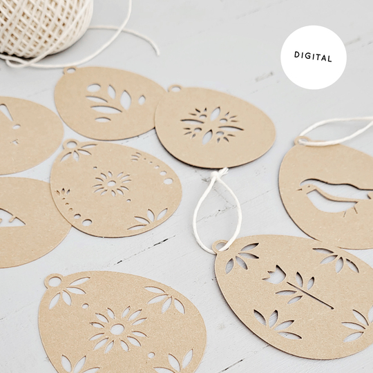 Osterdeko „Ei Ei Ei“ – Dateipaket für Schneidplotter