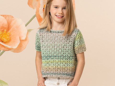 Strickanleitung Kinderpulli "Messina" 766141