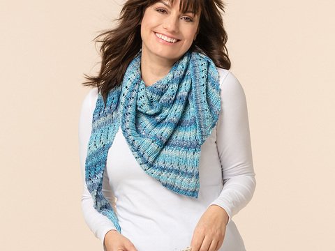Strickanleitung Dreiecktuch "Messina" 766144