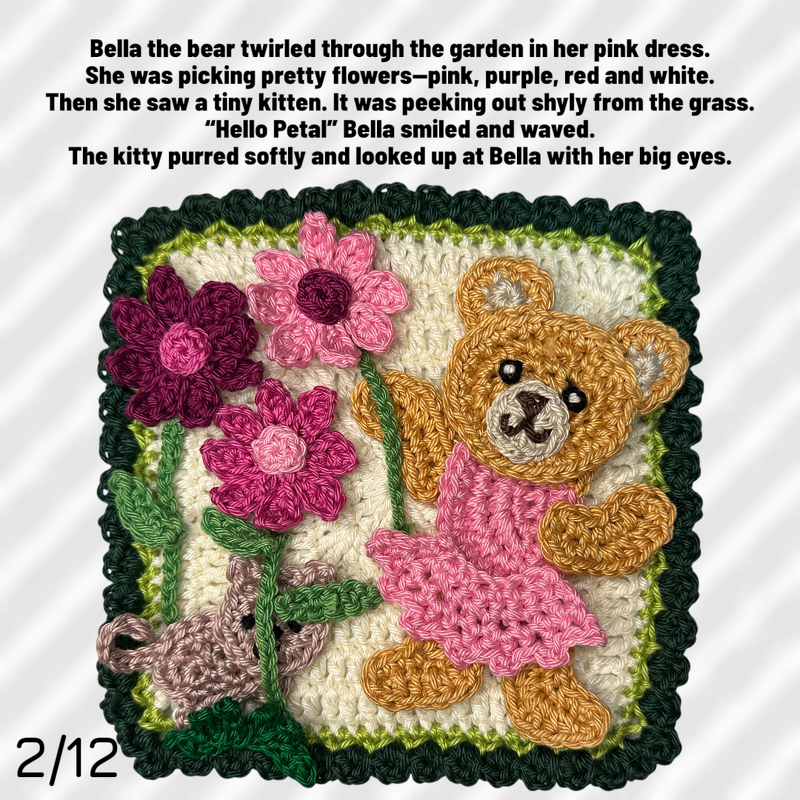 Granny Square Bear 2 crochet