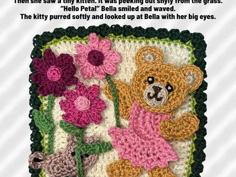 Granny Square Bear 2 crochet