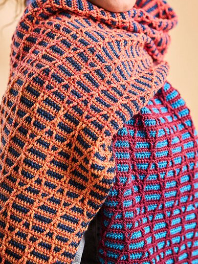 STOLA EILEEN, gehäkelt