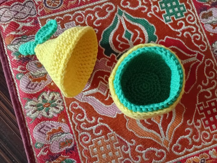 Zitrone zum Befüllen häkeln