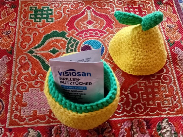 Zitrone zum Befüllen häkeln