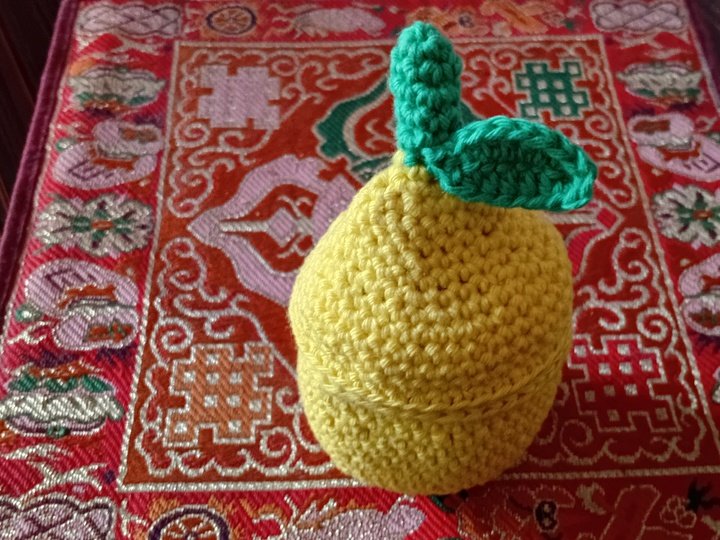 Zitrone zum Befüllen häkeln