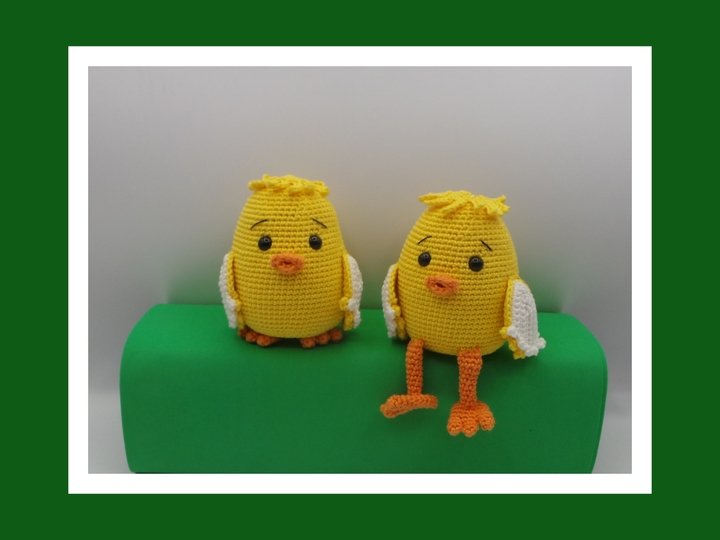 Häkelanleitung Küken Trio