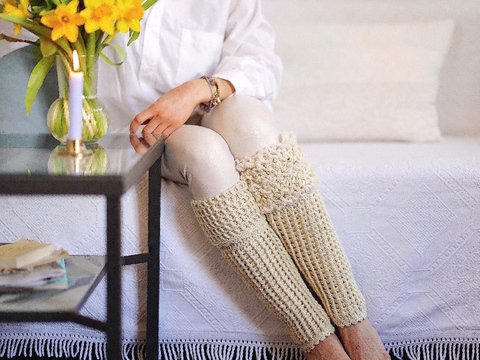 Häkelanleitung Bein Stulpen Soft Grounding