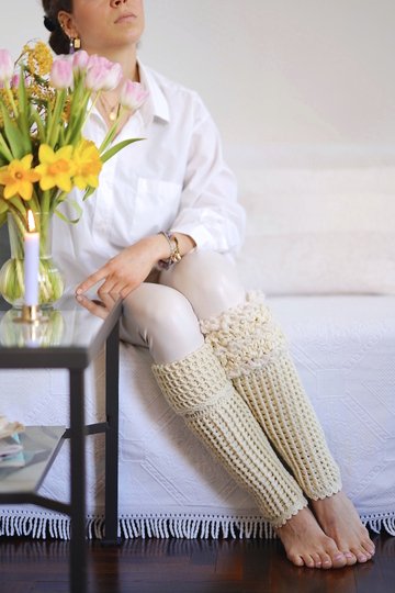 Häkelanleitung Bein Stulpen Soft Grounding