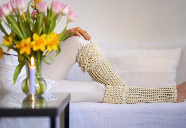 Häkelanleitung Bein Stulpen Soft Grounding