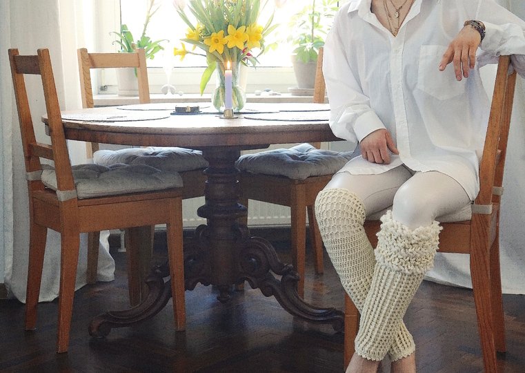 Häkelanleitung Bein Stulpen Soft Grounding