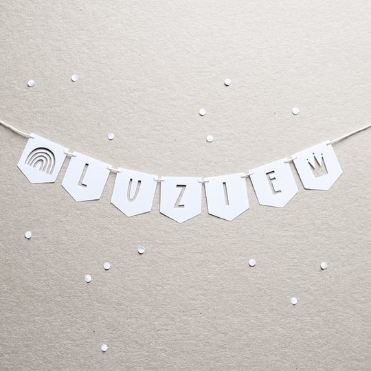 Wimpelkette „Nordlicht“ – Dateipaket für Schneidplotter