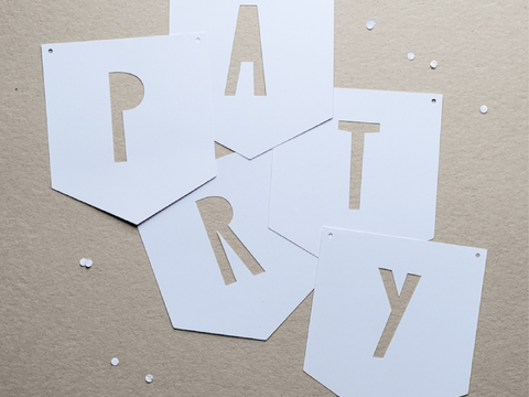 Wimpelkette „Nordlicht“ – Dateipaket für Schneidplotter