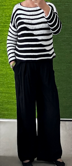 Black and White – Unite- - Häkelanleitung für Pulli oder Tunika