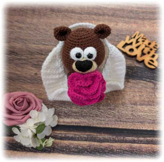 Häkelanleitung "Bäriger Valentinsgruß"