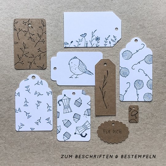 15 Plotter-Templates für Geschenkanhänger (mit Bonus Euroloch Vorlage)