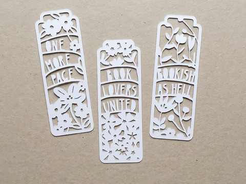 Lesezeichen Schneidplotter Dateipaket