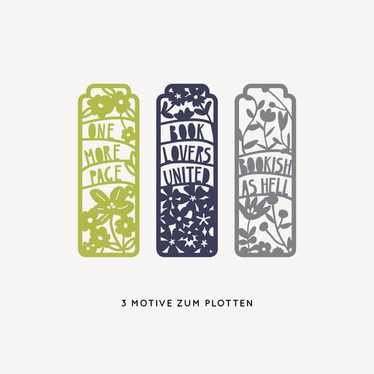 Lesezeichen Schneidplotter Dateipaket