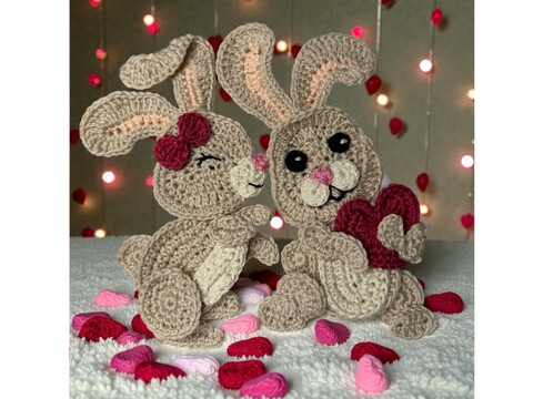 Bunny duo crochet