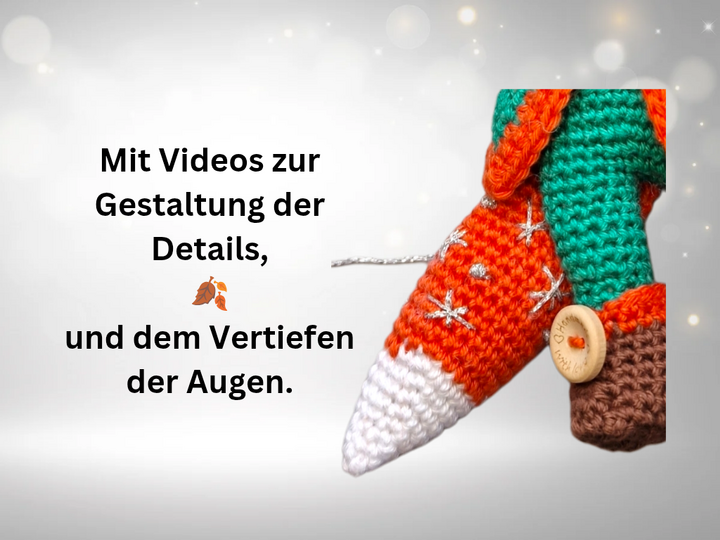 Häkelanleitung Lynor der Lichterfuchs/ Fuchs häkeln