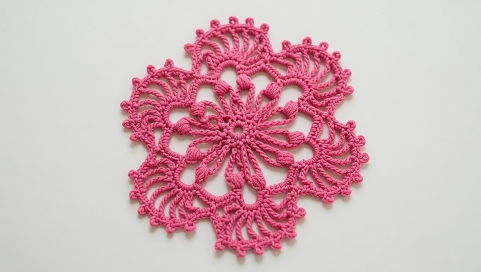 Crochet Round Motif Pattern PDF + English Video Tutorial – Circular Design