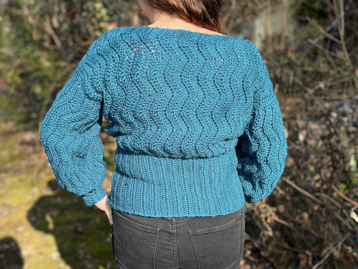 Crochet Pattern "Amalfi-Wrapped"-Sweater